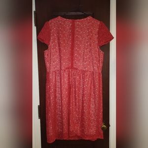 Ice polyester eyelet dress 16w